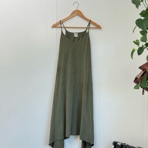 Joie Green High Low Sundress Spaghetti Strap Casual